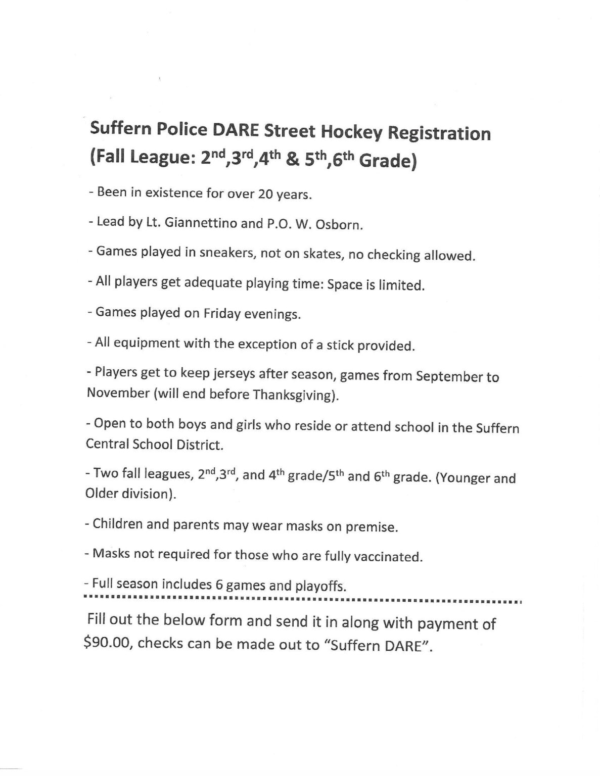 Fall 2021 Registration_0001 Village of Suffern, New York